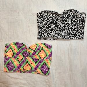 Set of two Victoria Secret Pink Bandeau tops